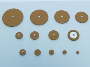 B42 22.5-38mm Rivet Sax Pads -Domestic Felt 