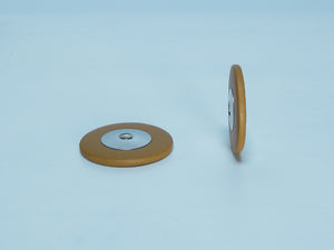 B46 22.5-38mm Domed Metal Resonator Thin Pad